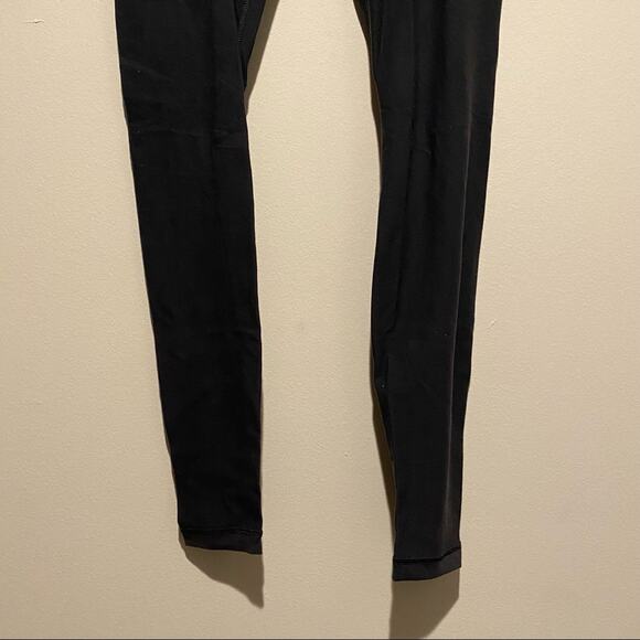 LULULEMON Wunder Under Leggings Pants Reversible Coal Gray Luon Medium Rise - Picture 4 of 15
